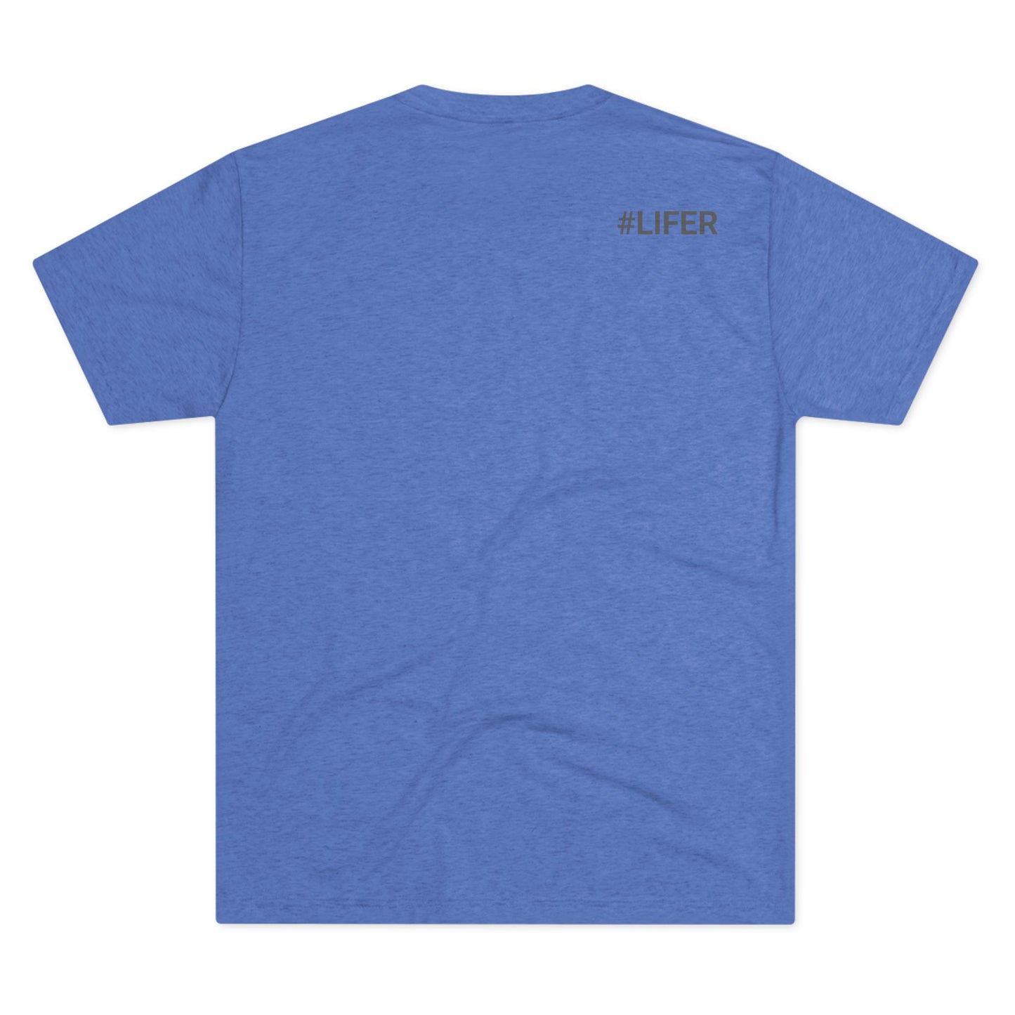 Love Life White Logo Tri-Blend Crew Tee