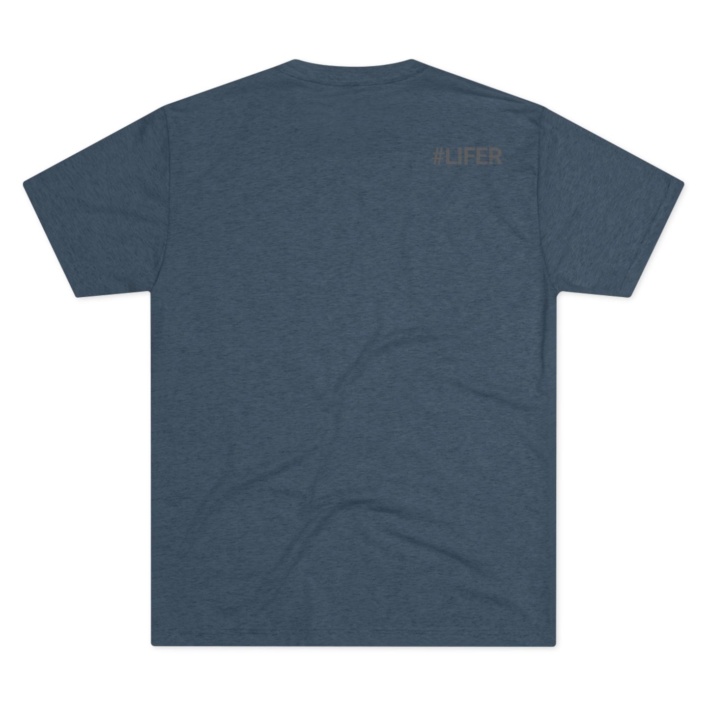 Love Life White Logo Tri-Blend Crew Tee