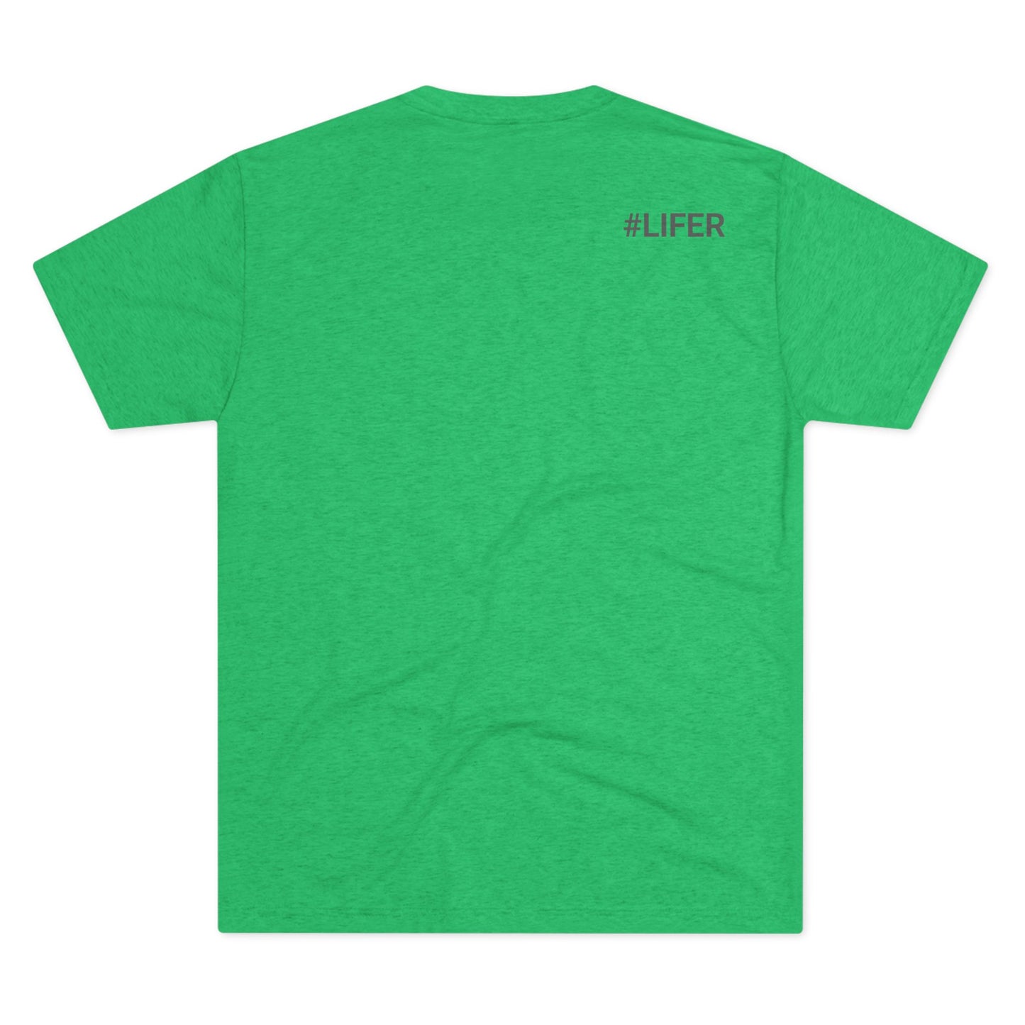 Love Life White Logo Tri-Blend Crew Tee