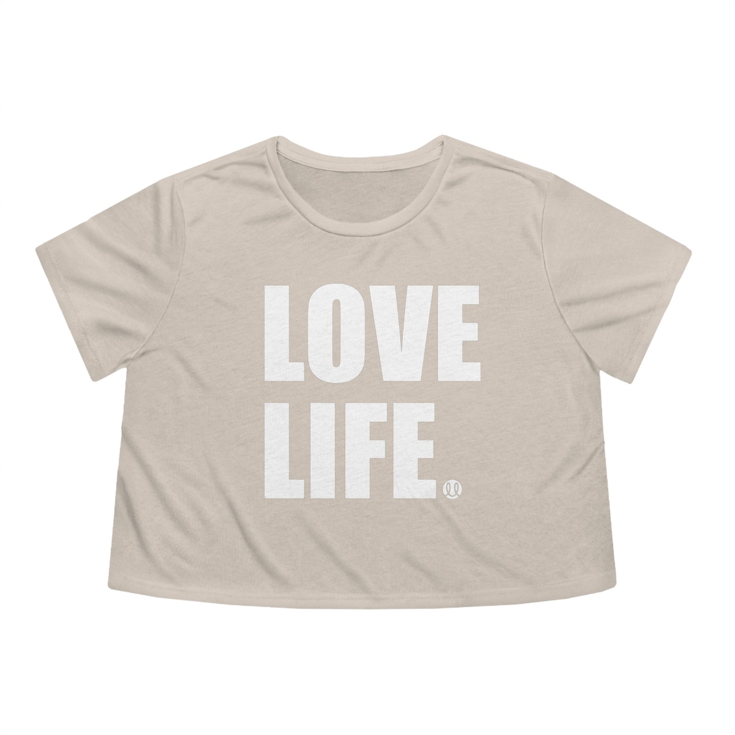 Love Life Women's Flowy Cropped Tee