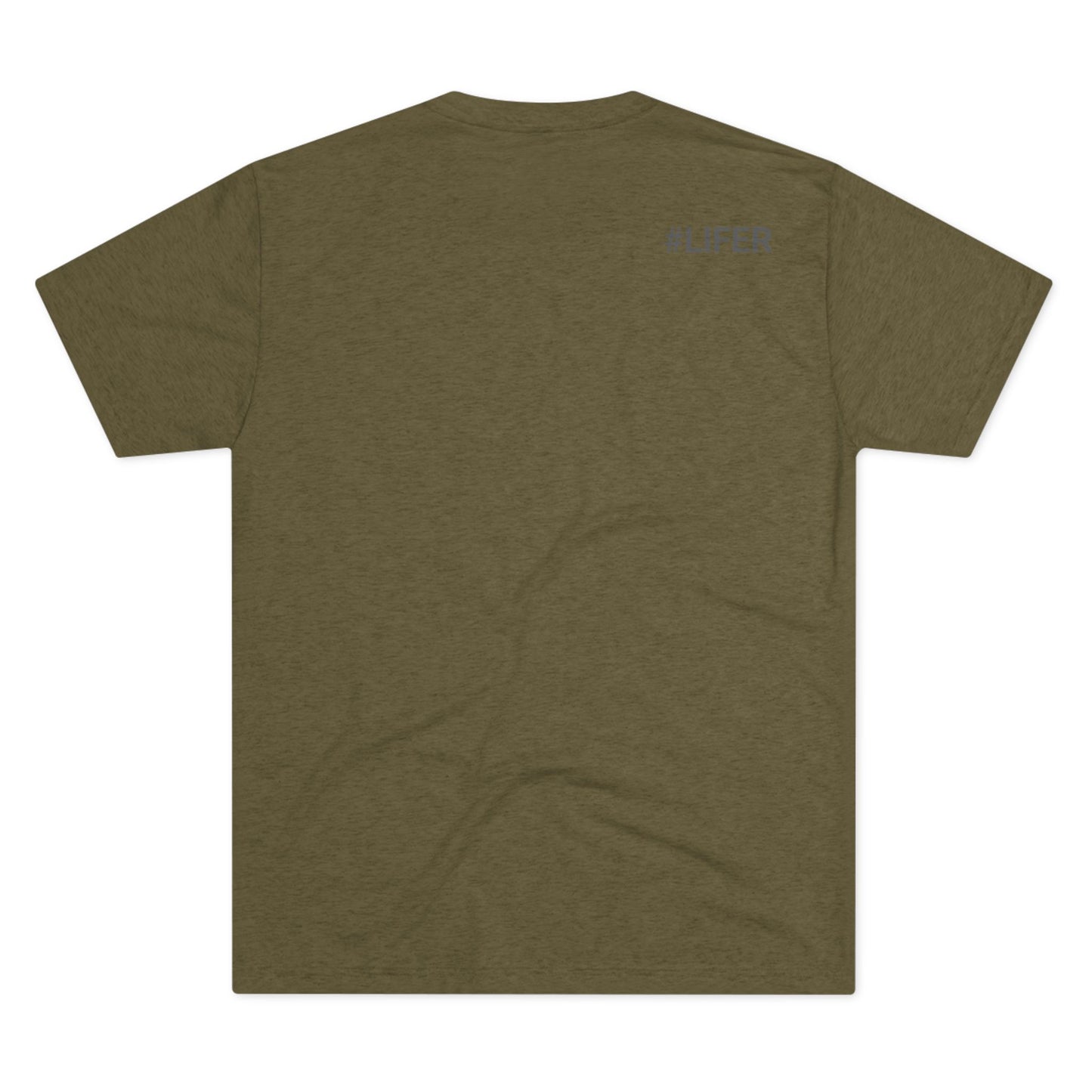 Love Life White Logo Tri-Blend Crew Tee