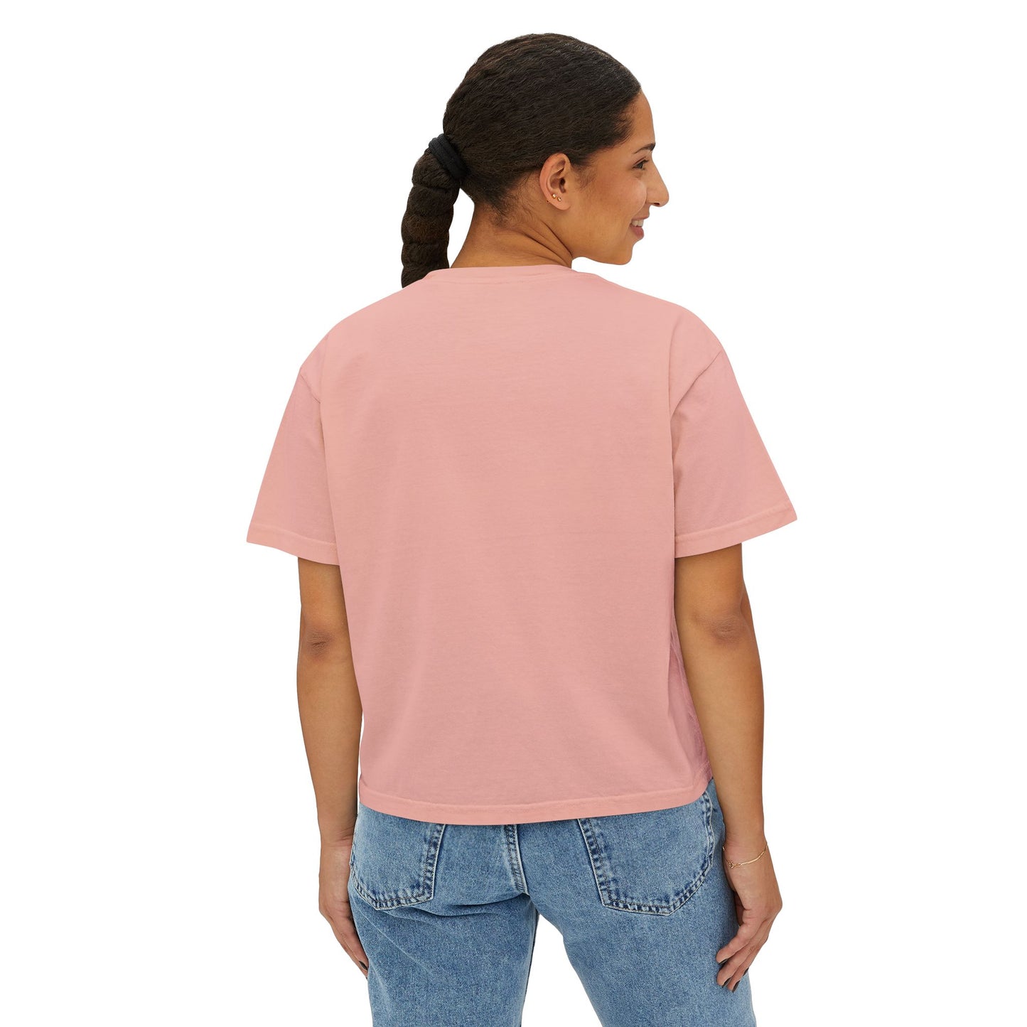 Love Life Women's Boxy Tee | Cute Casual Wear, Gift for Friends, Everyday Shirt, Motivational Tee, Positive Vibes