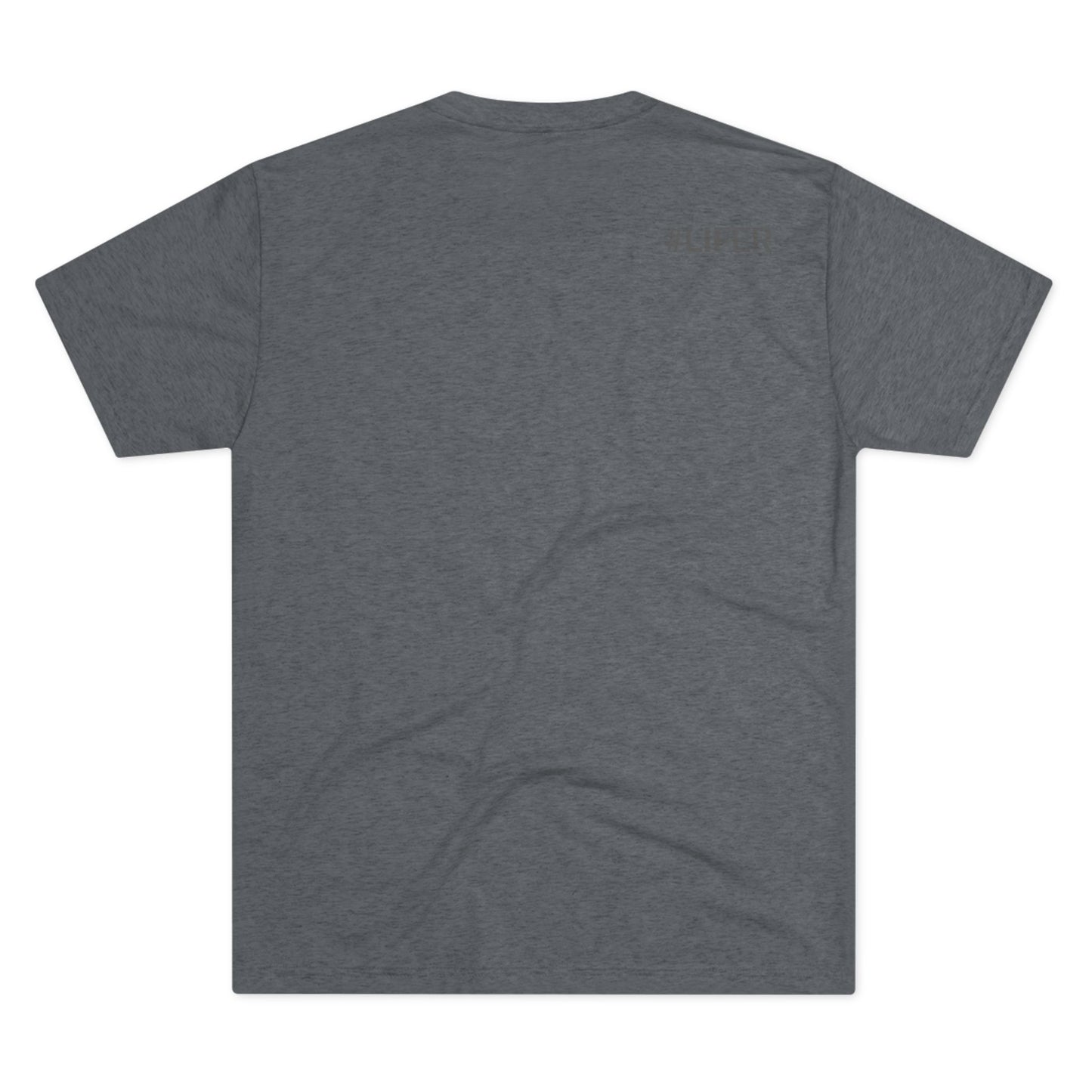 Love Life White Logo Tri-Blend Crew Tee