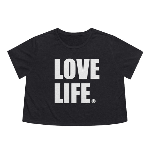 Love Life Women's Flowy Cropped Tee