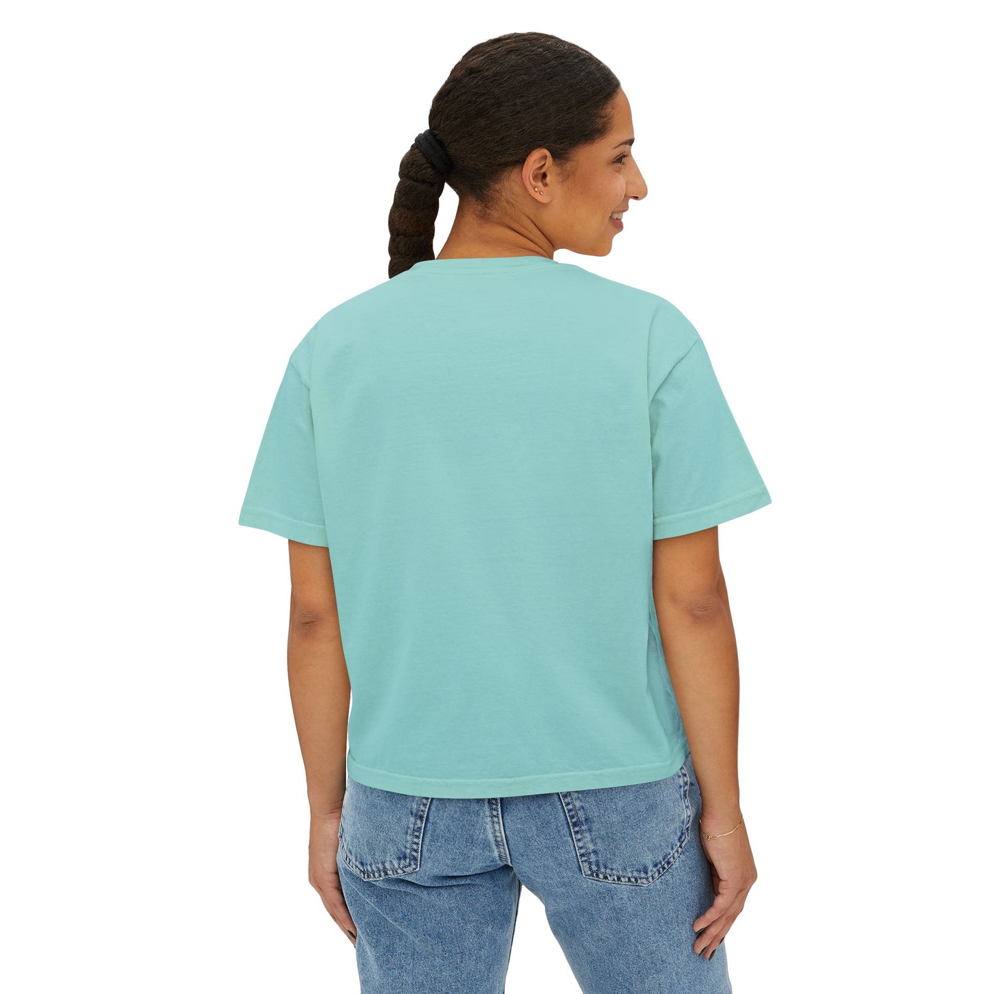 Love Life Women's Boxy Tee | Cute Casual Wear, Gift for Friends, Everyday Shirt, Motivational Tee, Positive Vibes