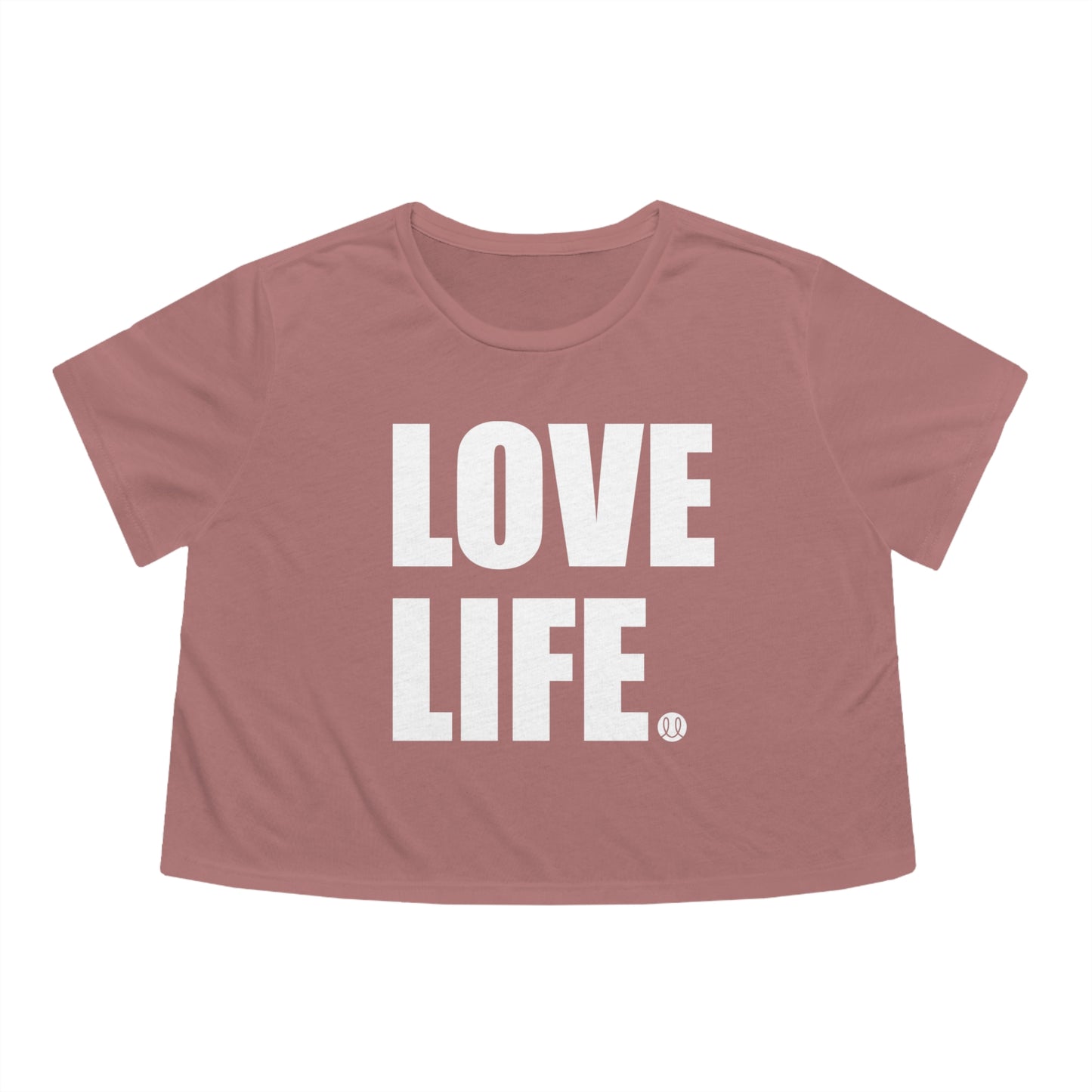 Love Life Women's Flowy Cropped Tee