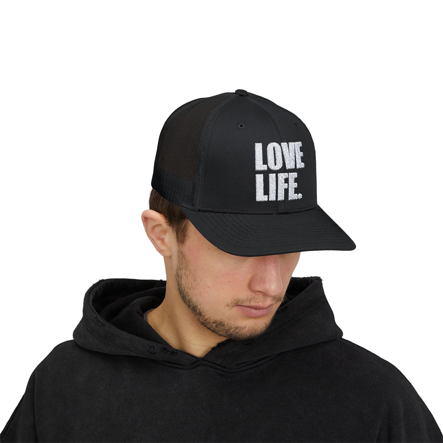 Love Life Snapback Trucker Cap