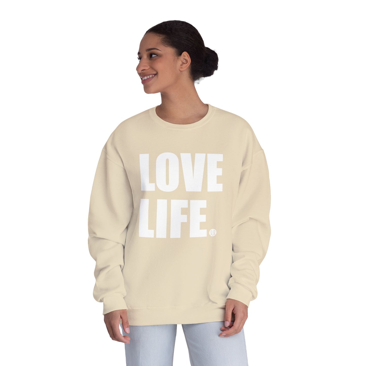 Love Life Unisex Crewneck Sweatshirt - Sandstone