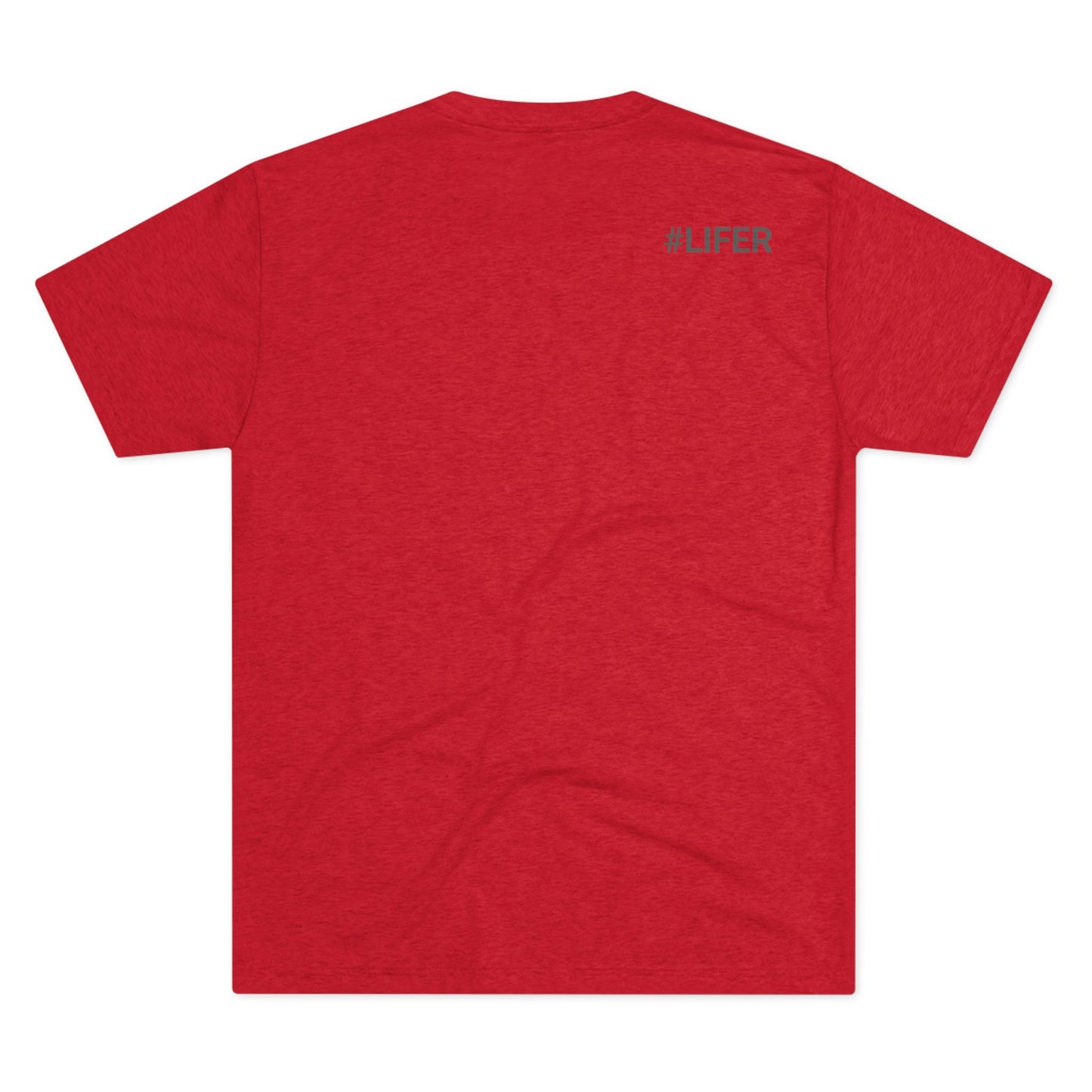 Love Life White Logo Tri-Blend Crew Tee