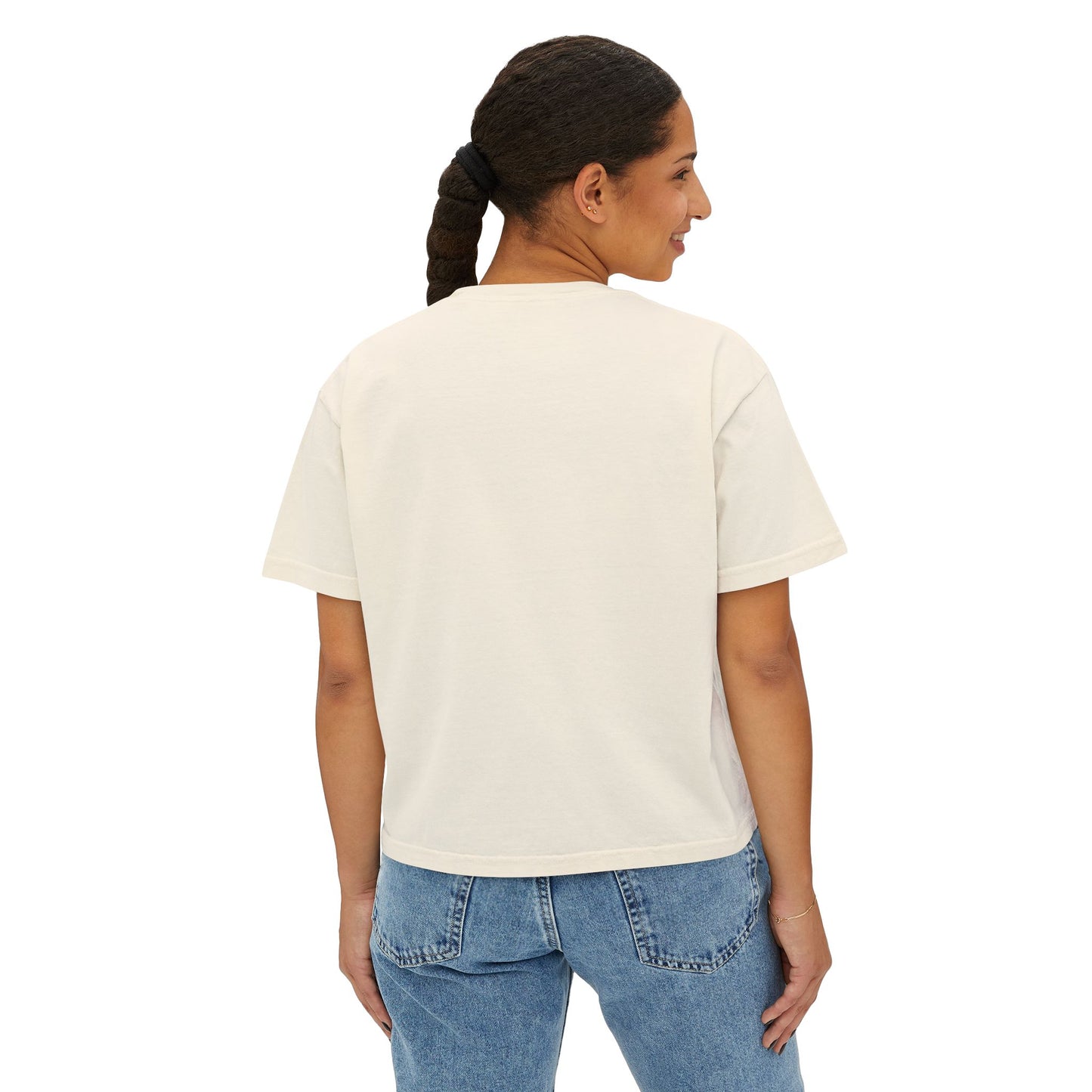 Love Life Women's Boxy Tee | Cute Casual Wear, Gift for Friends, Everyday Shirt, Motivational Tee, Positive Vibes