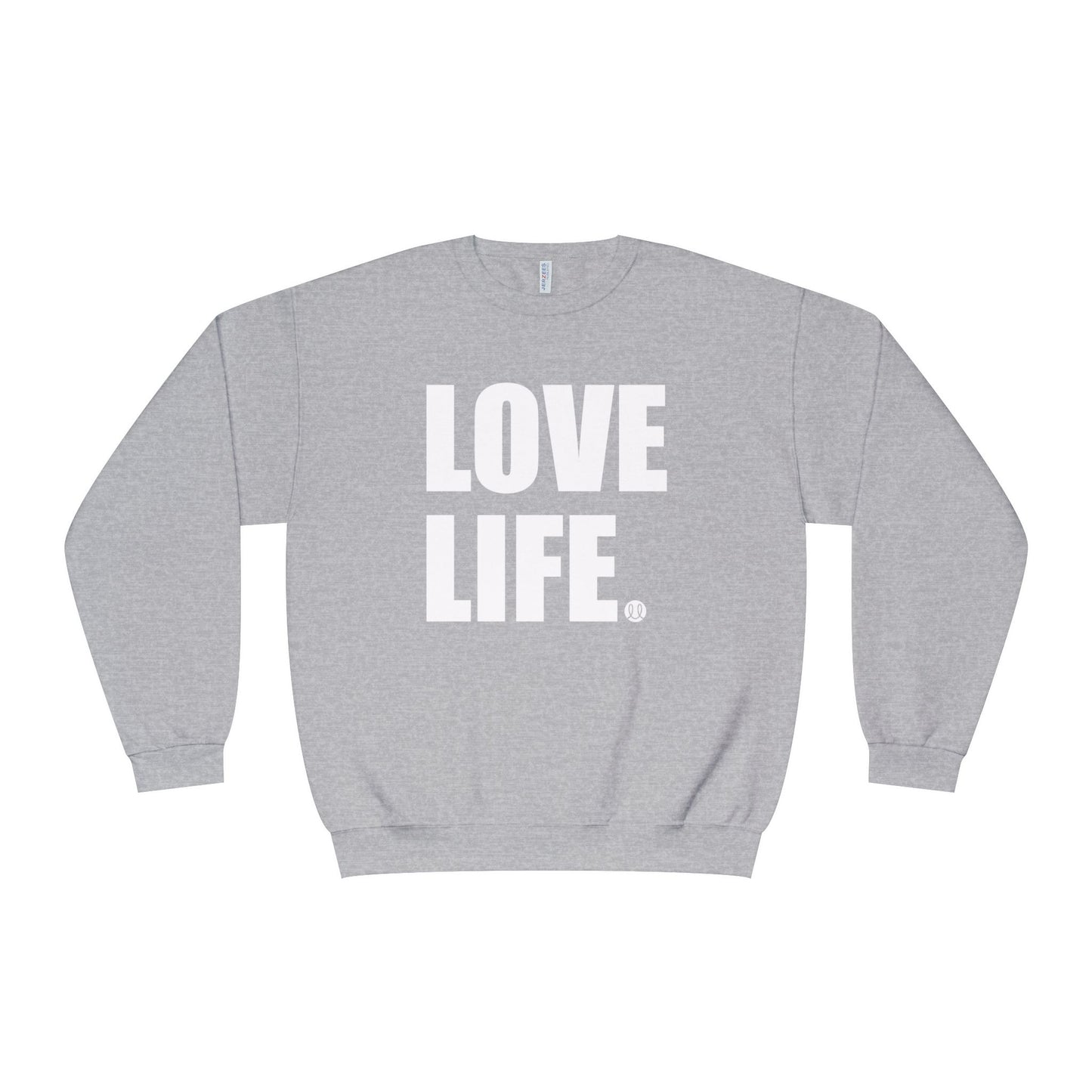 Love Life Unisex Crewneck Sweatshirt - Gray Heather