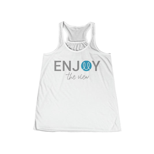 Love Life Enjoy The View Women's Flowy Racerback Tank