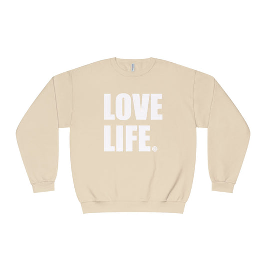 Love Life Unisex Crewneck Sweatshirt - Sandstone
